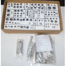 CONNECTING MATERIAL SET FULL MOTORCYCLE WITHOUT ENGINE  - JAWA 350/638,639,632 - STAINLESS STEEL POLISHED